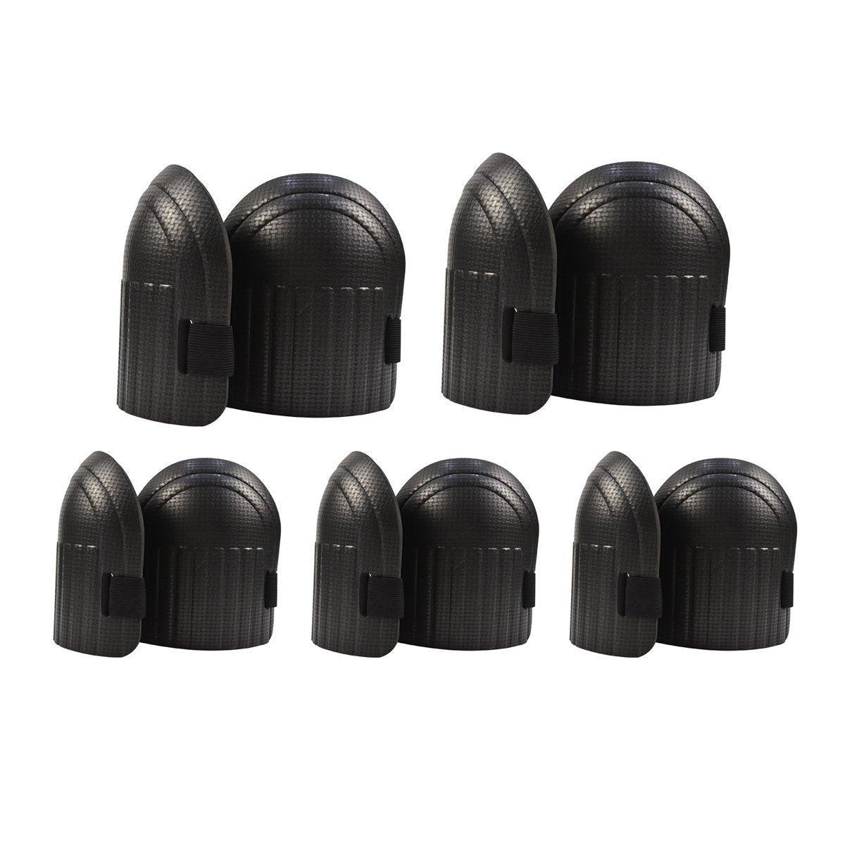 Professional Knee Pads for Construction Flooring Tiling Knee Protection Gear - Black