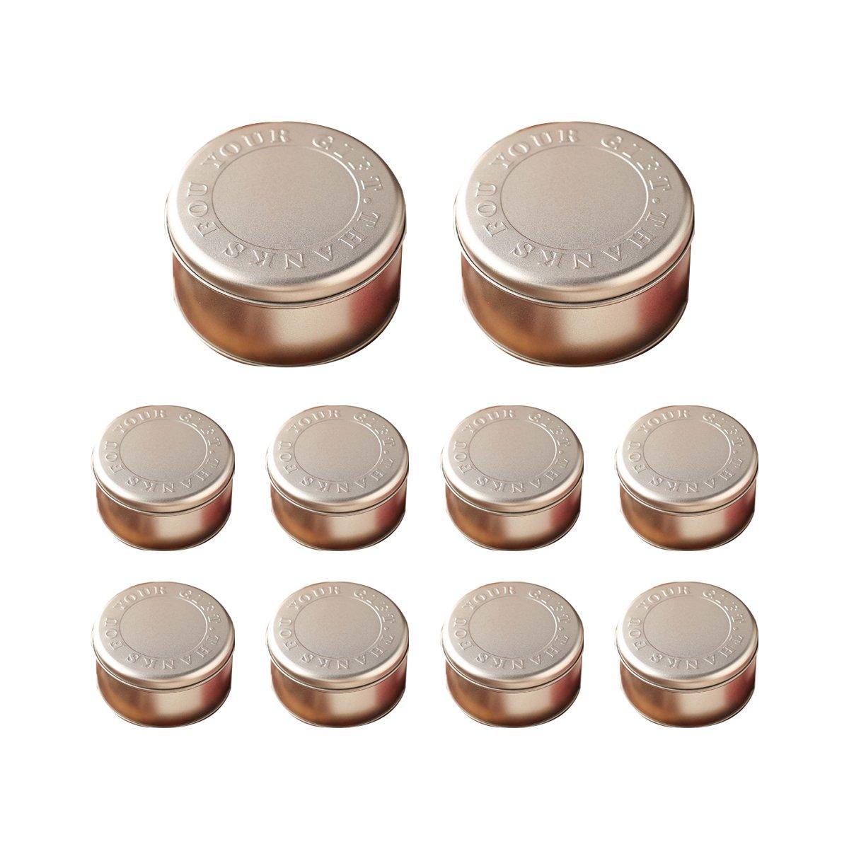 10PCS Cookie Tin Box Metal Biscuit Gift Box Candy Packaging Dragon Year Baking - Bread Bear (bump)