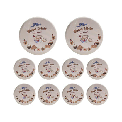 10PCS Cookie Tin Box Metal Biscuit Gift Box Candy Packaging Dragon Year Baking - Carrot Rabbit