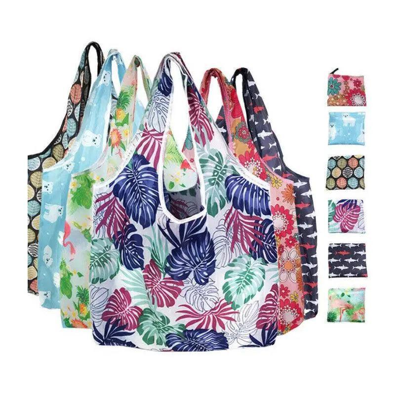 Reusable Foldable Light Waterproof Shopping Bags Carry bag Grocery Big - B-32