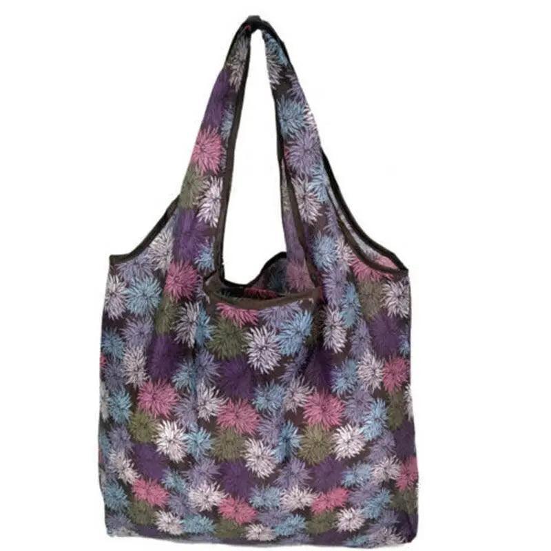 Reusable Foldable Light Waterproof Shopping Bags Carry bag Grocery Big - B-34