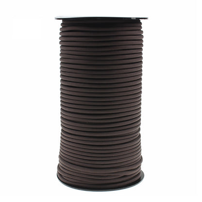 100m Paracord Outdoor Camping Binding Braided Rope Survival Gear Hiking Rope - Brown