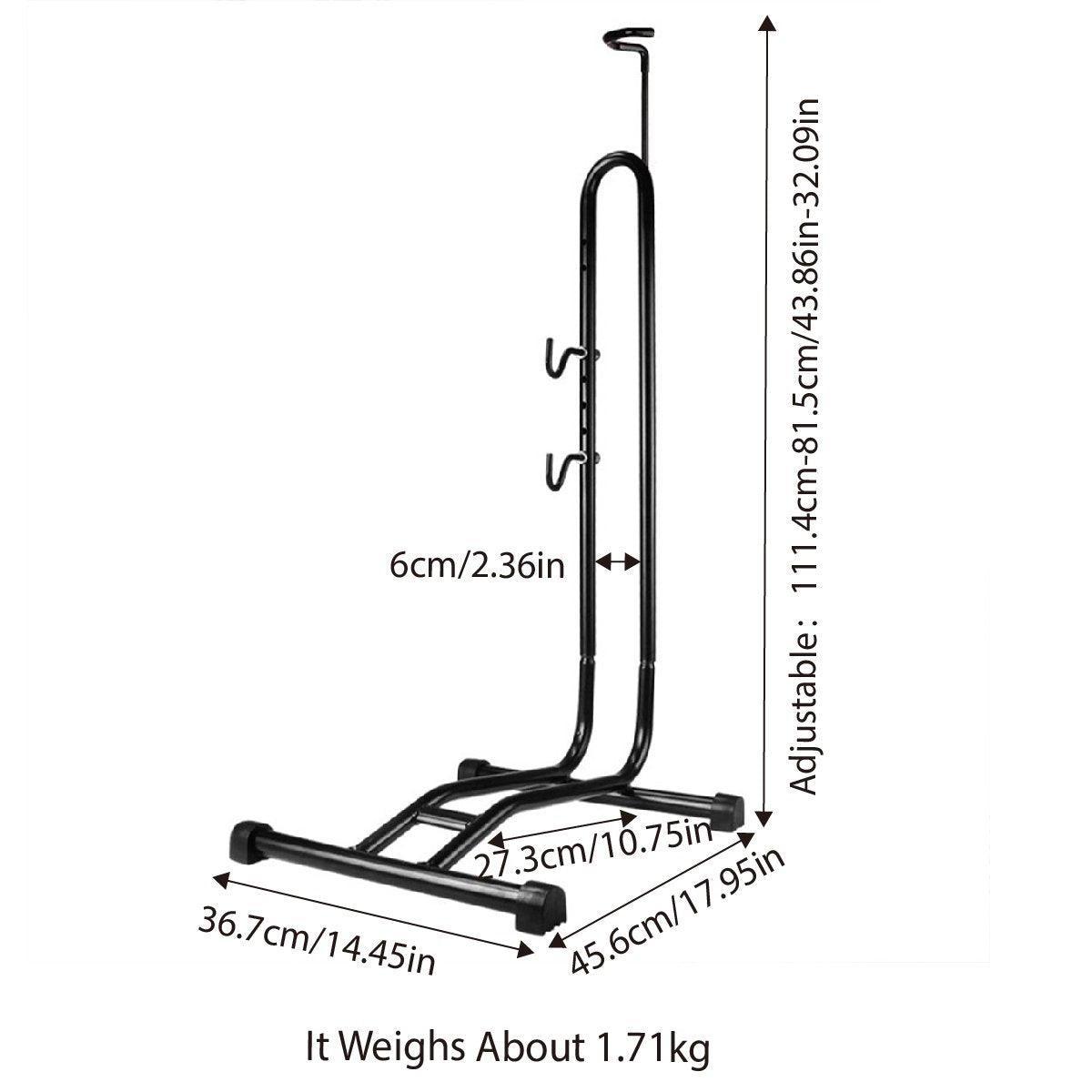 Mountain Bicycle Stand Parking Rack L Shaped Frame Bike Display Maintenance Tool