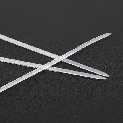 250-1000X Cable Ties Zip Ties Nylon Uv Stabilised Bulk White Clear Cable Tie - 3*150mm 500PCS