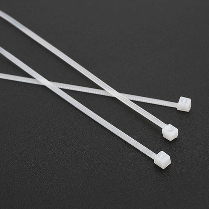 250-1000X Cable Ties Zip Ties Nylon Uv Stabilised Bulk White Clear Cable Tie - 3*150mm 500PCS