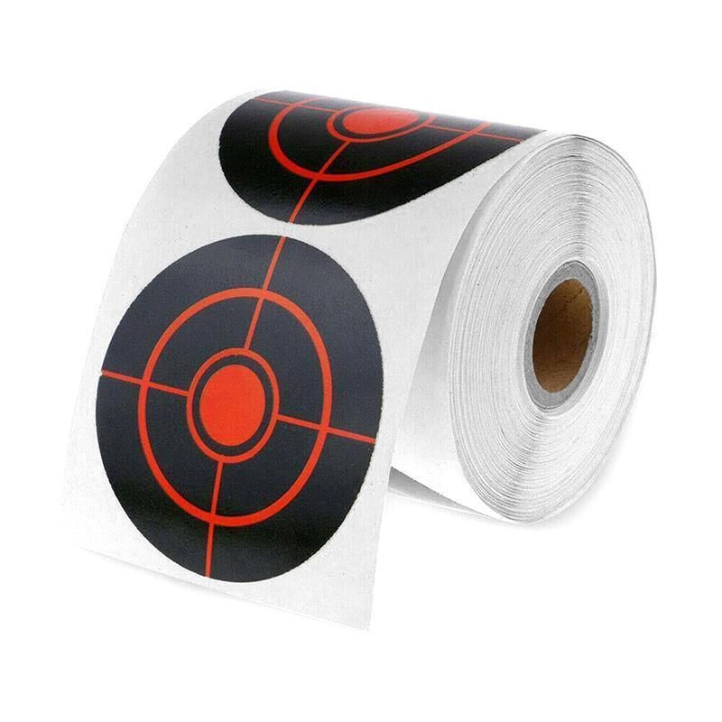 250X Roll Shooting Target Self Adhesive Targets Splatter Reactive Target Sticker