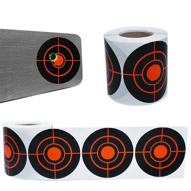 250X Roll Shooting Target Self Adhesive Targets Splatter Reactive Target Sticker