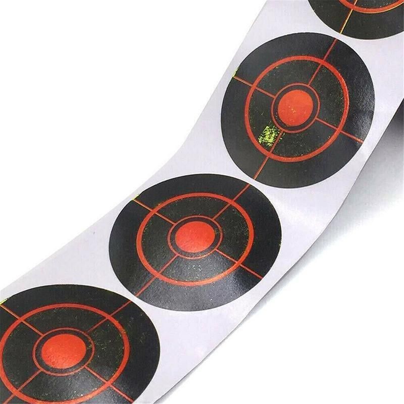 250X Roll Shooting Target Self Adhesive Targets Splatter Reactive Target Sticker