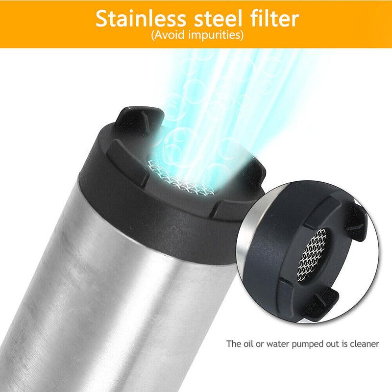 Dc 12V Submersible Pump For Oil Water Oil Diesel Fuel Transfer Pump Refueling