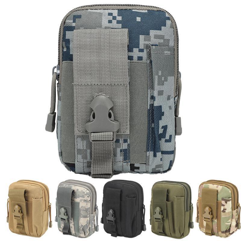 Tactical Waist Bag Utility Military Wallet Pack Belt Molle Multi Purpose Pouch - CP
