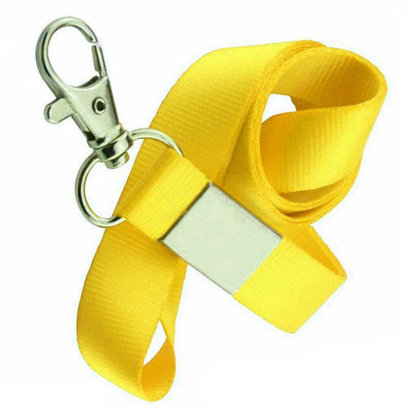 Neck Strap with Clip for ID Badge Name Tag Card Holder Lanyard - Red