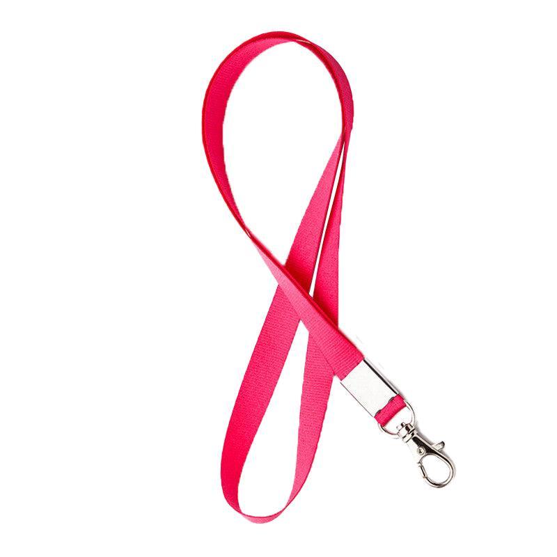 Neck Strap with Clip for ID Badge Name Tag Card Holder Lanyard - Red