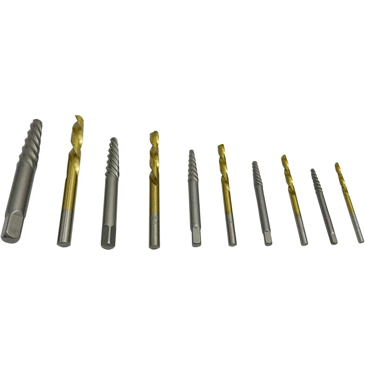 15Pcs Multi Function Drill Bit Stripped Screw Extractor Bolt Screw Remover Set