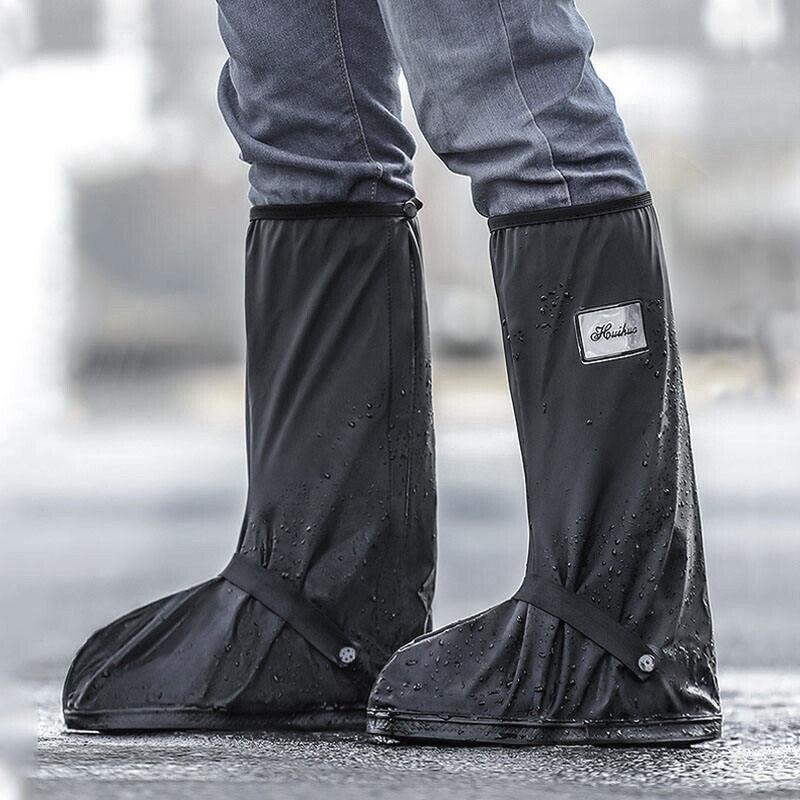 Waterproof Boot Gear Reusable Overshoe Rain Shoe Covers Anti-Slip Shoe Cover - XL