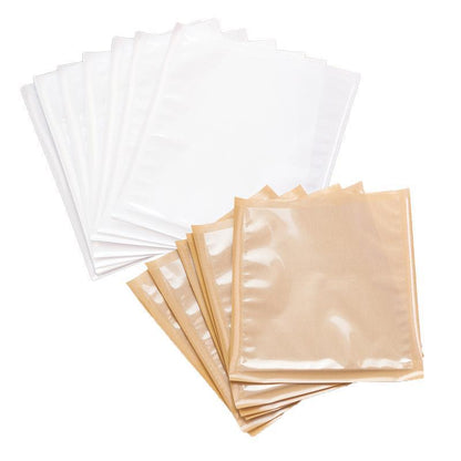 500PCS Transparent Food Greaseproof Bag Sandwich Donut Bread Packaging Pouch - Cowhide 21X25CM