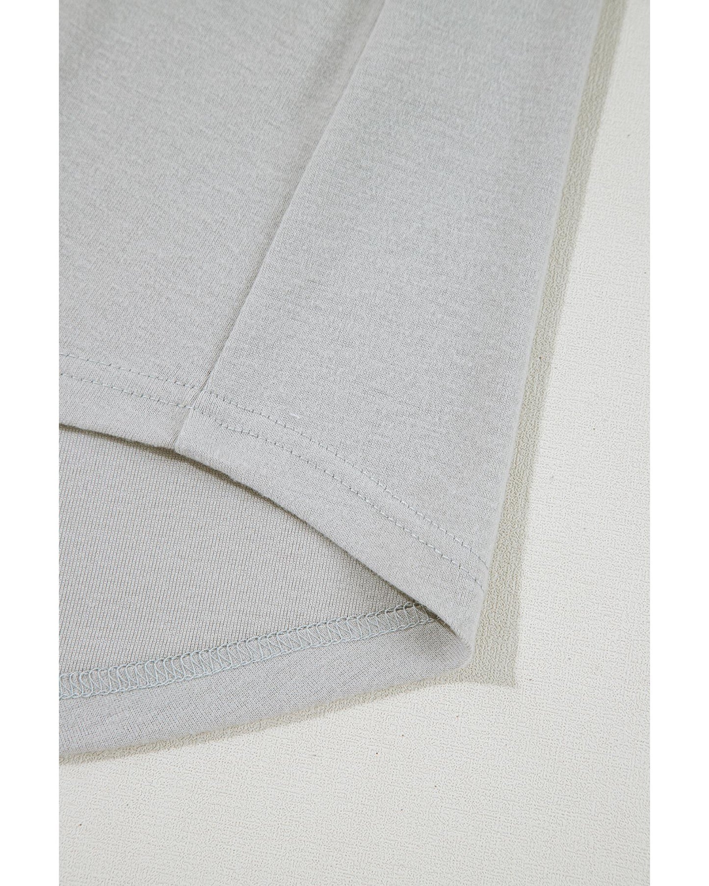 Gray 3 Pcs Crop Tank Top Shorts with Cardigan Lounge Set - L