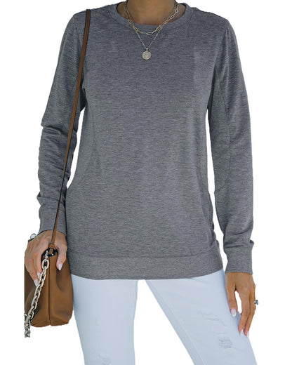 Azura Exchange Luxury Fleece Pullover Sweatshirt - M