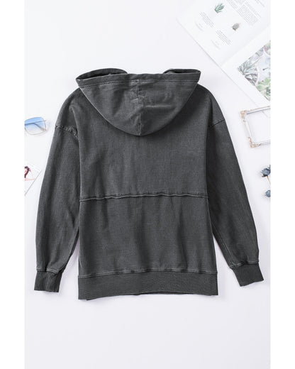 Azura Exchange Stitched Hooded Sweatshirt - L