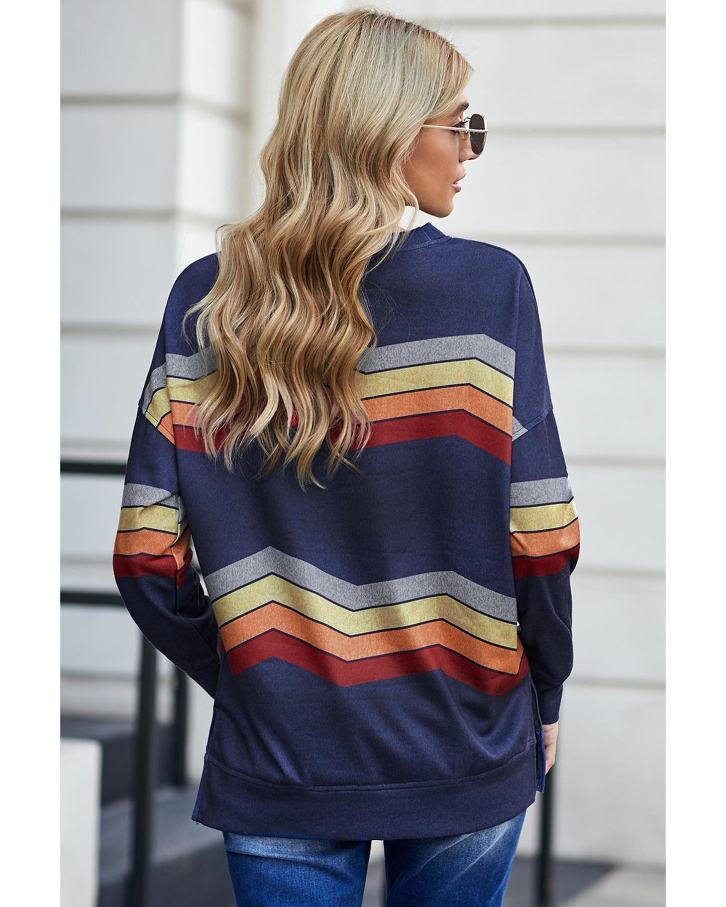 Azura Exchange Classic Color Block Sweatshirt - 2XL