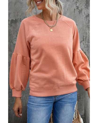 Azura Exchange Patchwork Sleeve Pullover Sweatshirt - 2XL