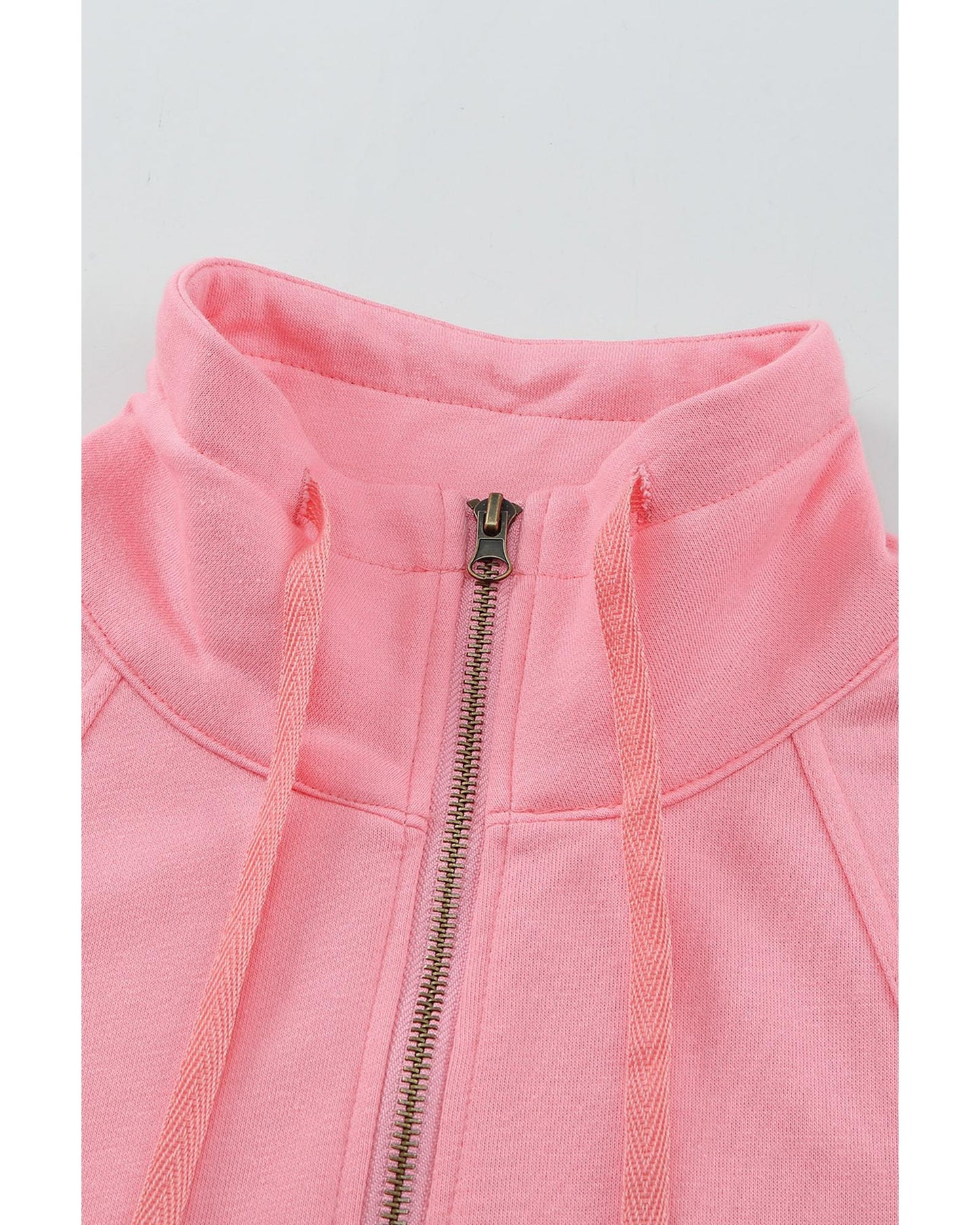 Azura Exchange Zipped Colorblock Sweatshirt with Pockets - M