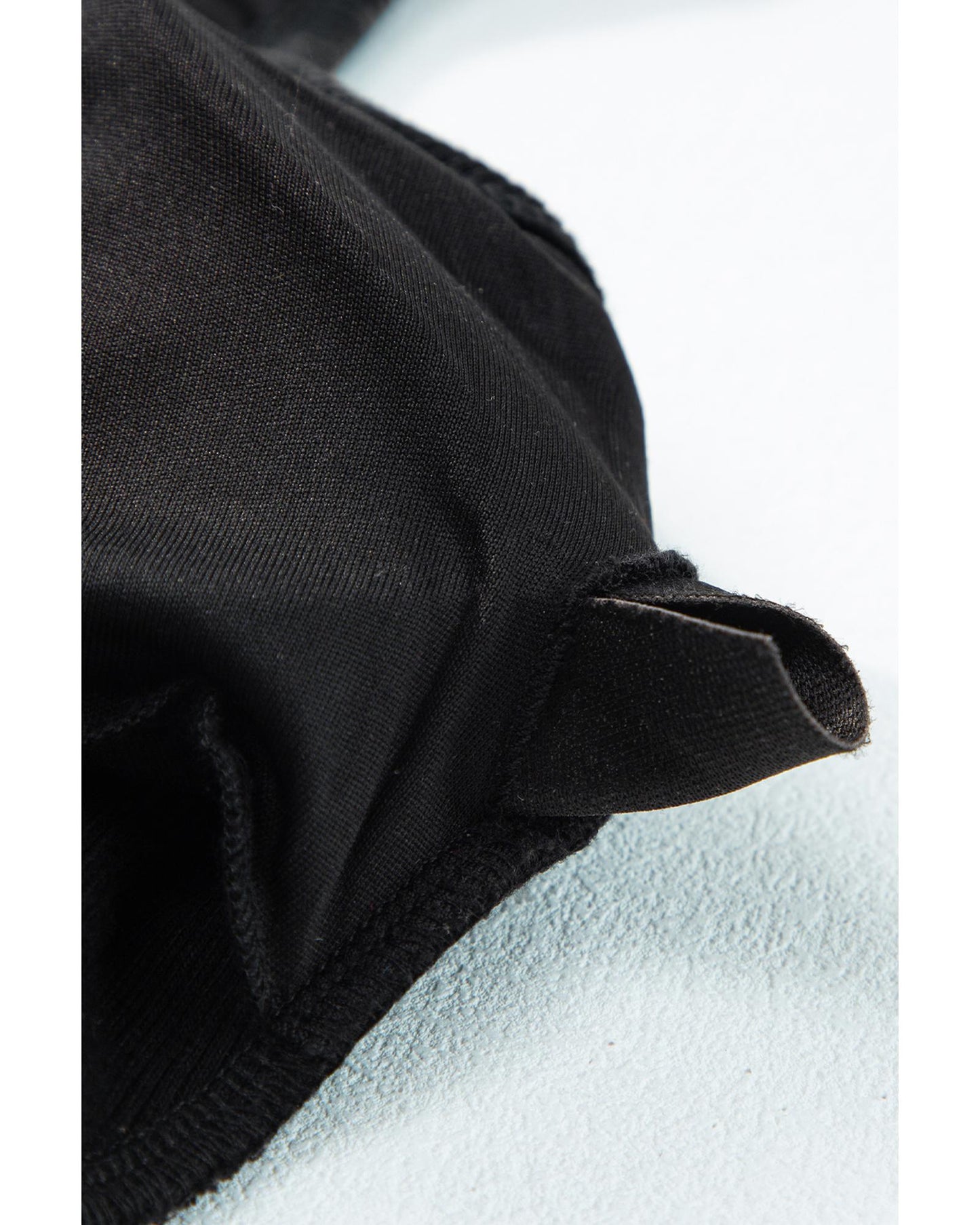 Black Ribbed Mineral Wash Racerback Cropped Tank Top - M