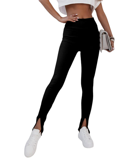 Azura Exchange High Waist Slit Leggings - L