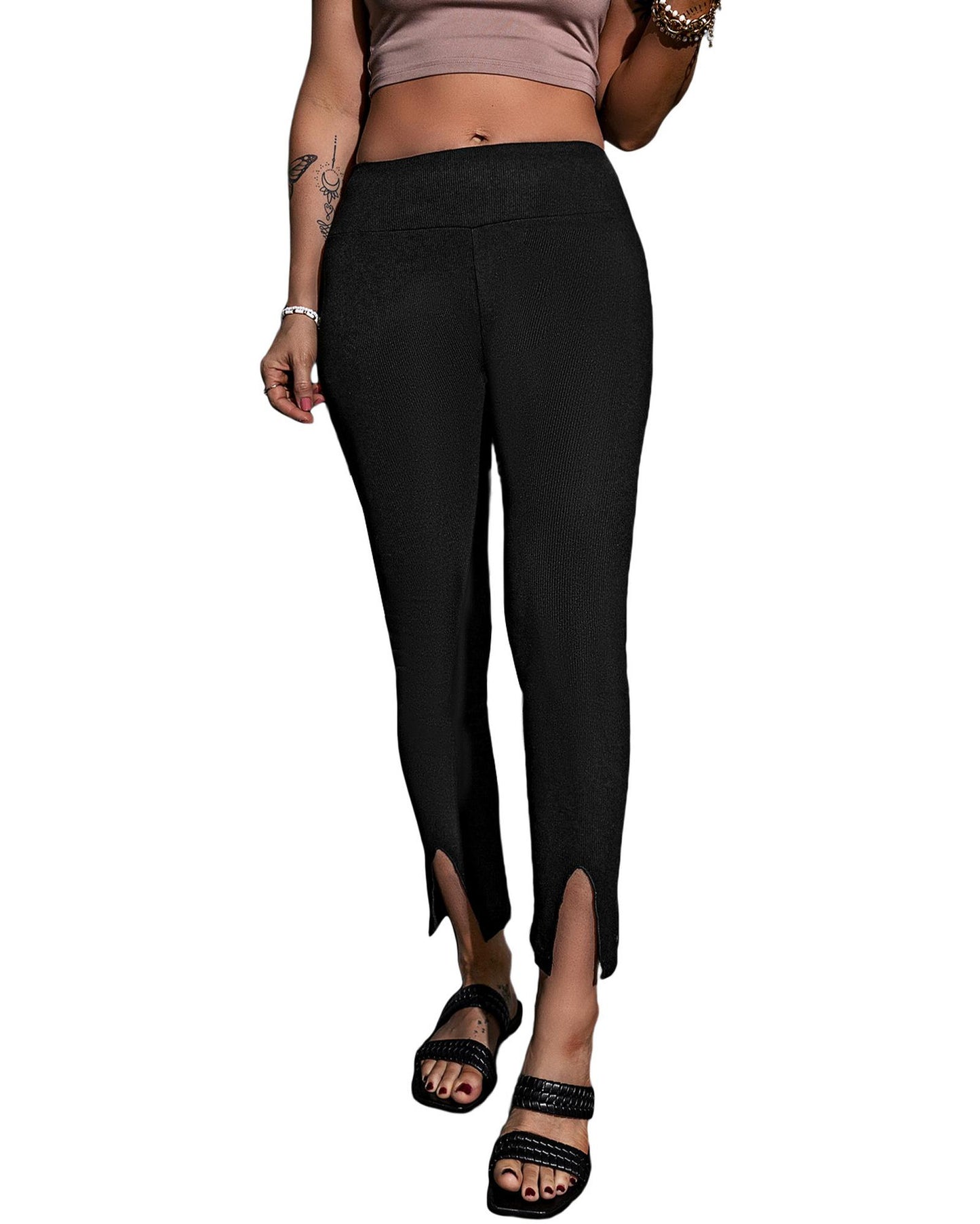 Azura Exchange High Waist Slit Leggings - M