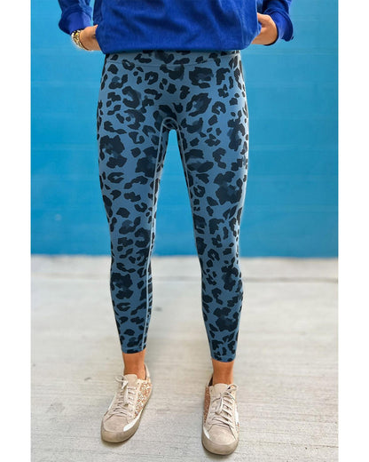 Azura Exchange Leopard Print Active Leggings - S