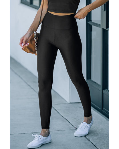 Azura Exchange High Rise Leggings with Waist Cincher - L