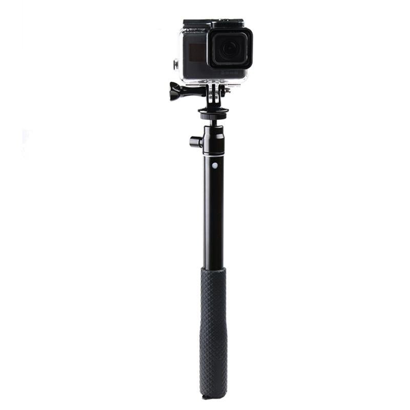 Foldable Tripod Selfie Stick for Action Cameras and Phones - 93cm