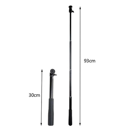 Foldable Tripod Selfie Stick for Action Cameras and Phones - 93cm