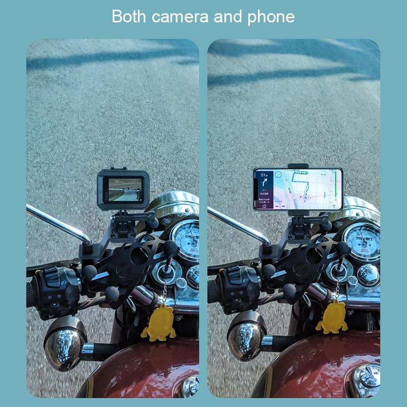 Universal Motorcycle Phone Bracket For Action Cameras