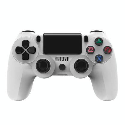 Wireless Bluetooth Game Controller for Ps4 with Dual Vibration and Light Strip - Camouflage Blue