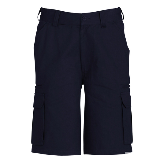 Mens CARGO SHORTS All Sizes 100% COTTON Drill Heavy Work Tradie Military - Navy - 97""
