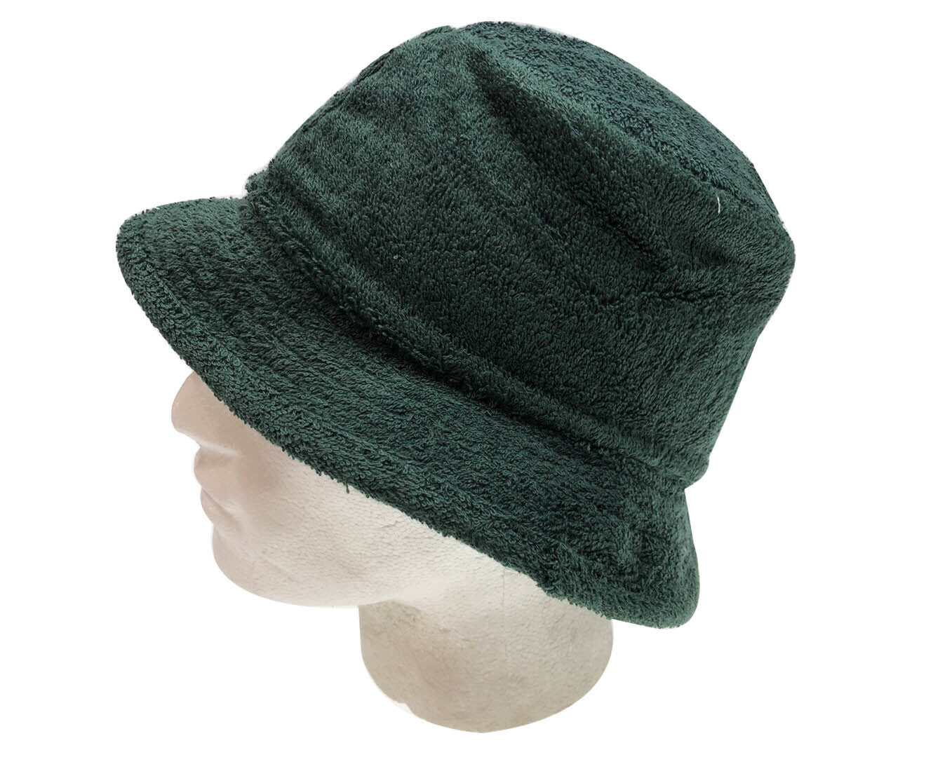 Stingy Brim Terry Towelling Bucket Hat Daggy Fishing Camping Lad Cap 100% COTTON - Charcoal - S/M