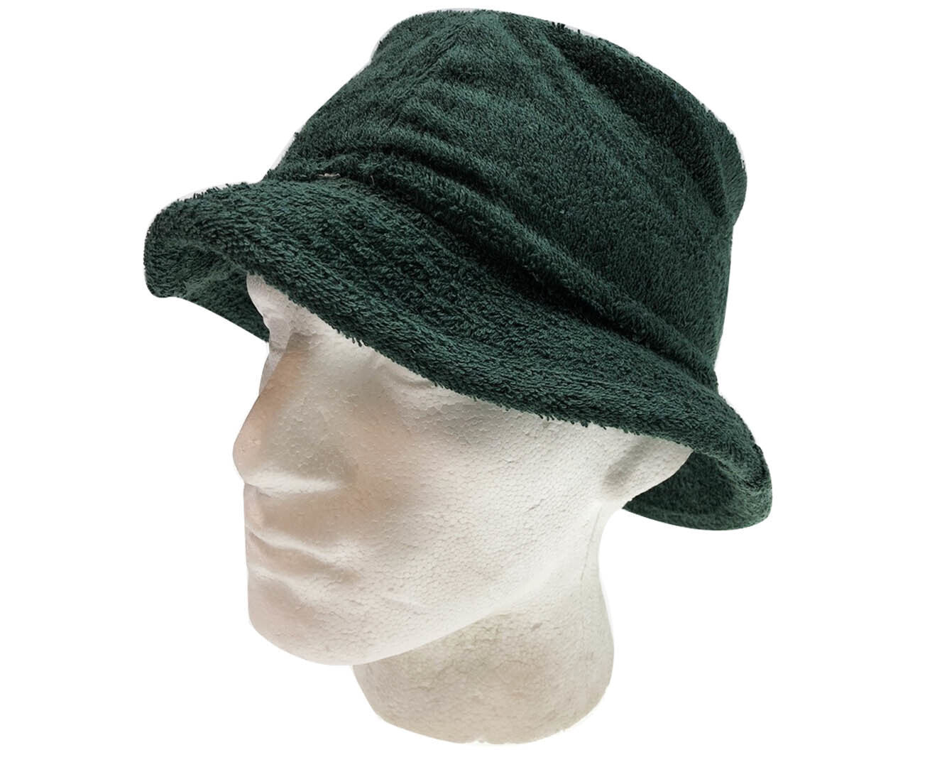 Stingy Brim Terry Towelling Bucket Hat Daggy Fishing Camping Lad Cap 100% COTTON - Charcoal - S/M