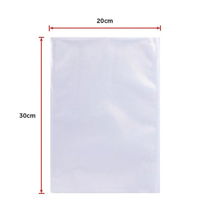 100x Vacuum Sealer Bags Food Storage Saver Heat Seal Cryovac 20cm x 30cm