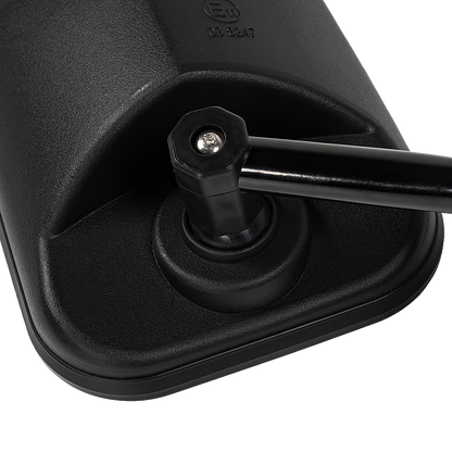 2x Towing Mirrors Pair Clip on Multi Fit Clamp On Towing Caravan 4X4 Trailer