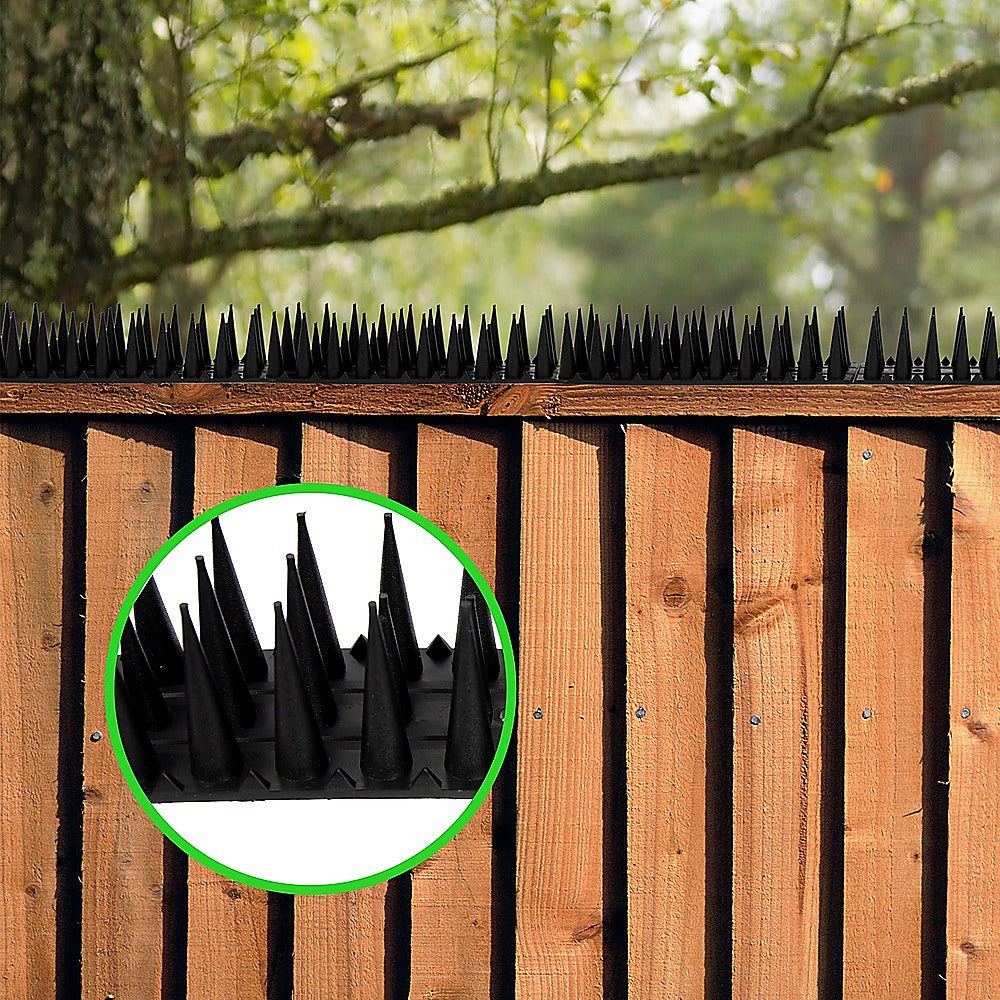 12pc Bird Spikes Human Cat Possum Mouse Pest Control Spiked Fence Wall Deterrent