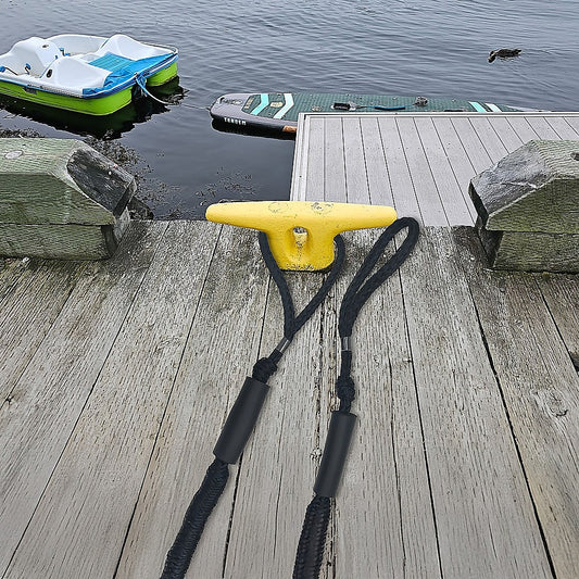 4 Pack Marine Bungee Dock Line Boat Mooring Rope Anchor Cord Stretch