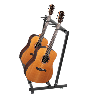 Guitar Stand 5 Holder Guitar Folding Stand Rack Band Stage Bass Acoustic Guitar