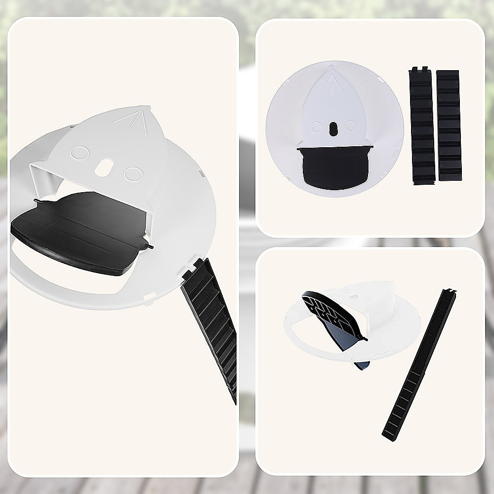 2 x Flip N Slide Bucket Lid Mouse Rat Trap Automatic Mouse Trap With Ladder Reusable