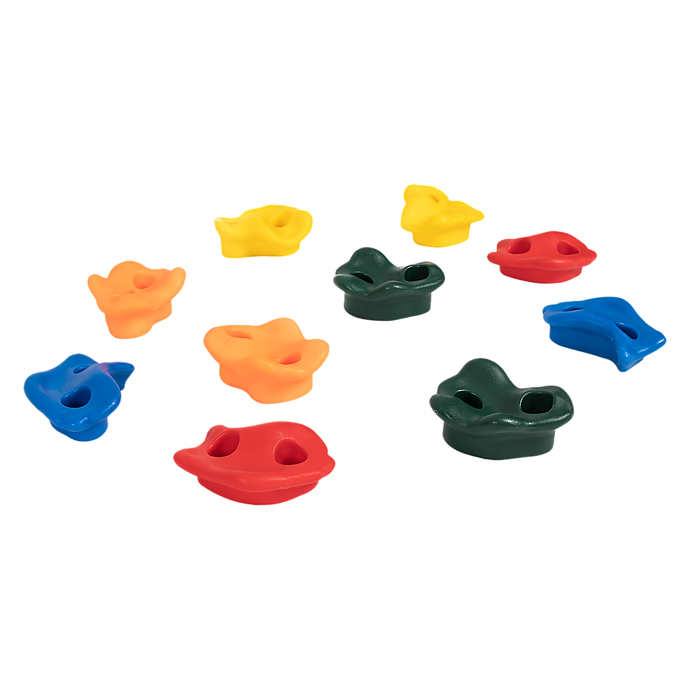 Deluxe 10 x Holds for Rock Climbing Wall Kids Outdoor Playground