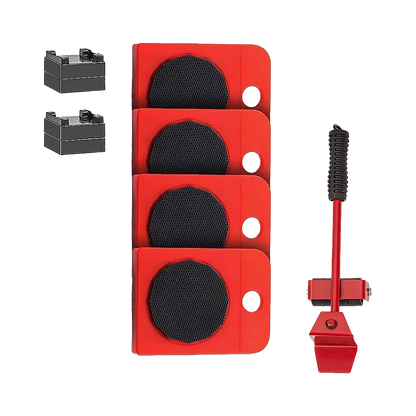 4 X All-purpose Dolly Plastic Heavy Duty Furniture Mover Slider Set