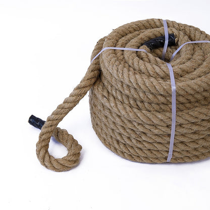 35m 100% Natural Jute Rope Twisted Decking Cord Garden Boating Sash Camping 32mm