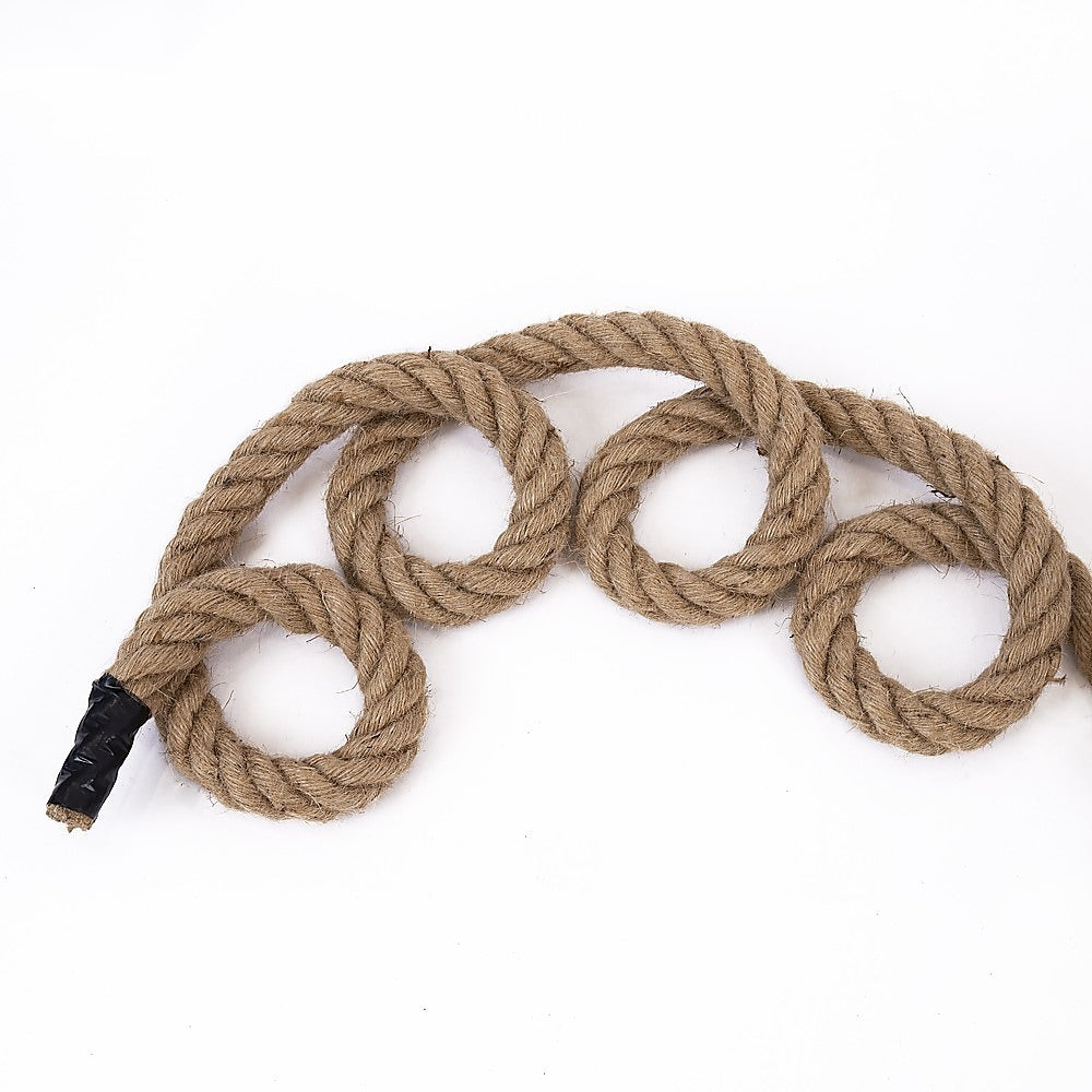 35m 100% Natural Jute Rope Twisted Decking Cord Garden Boating Sash Camping 32mm