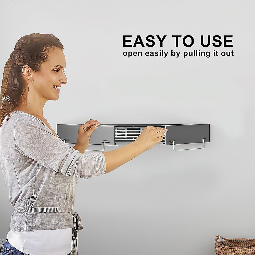 Collapsible Laundry Drying Rack Wall Mounted Clothes Drying Rack for Laundry