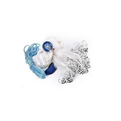 3m Nylon Fishing Cast Net – Quick Throw Mesh with Drawstring & Chain Bottom Weights