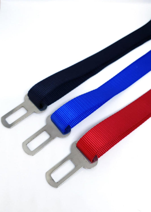 Seat Belt Safety Travel Attachment Connector - Moondidley Pets Blue